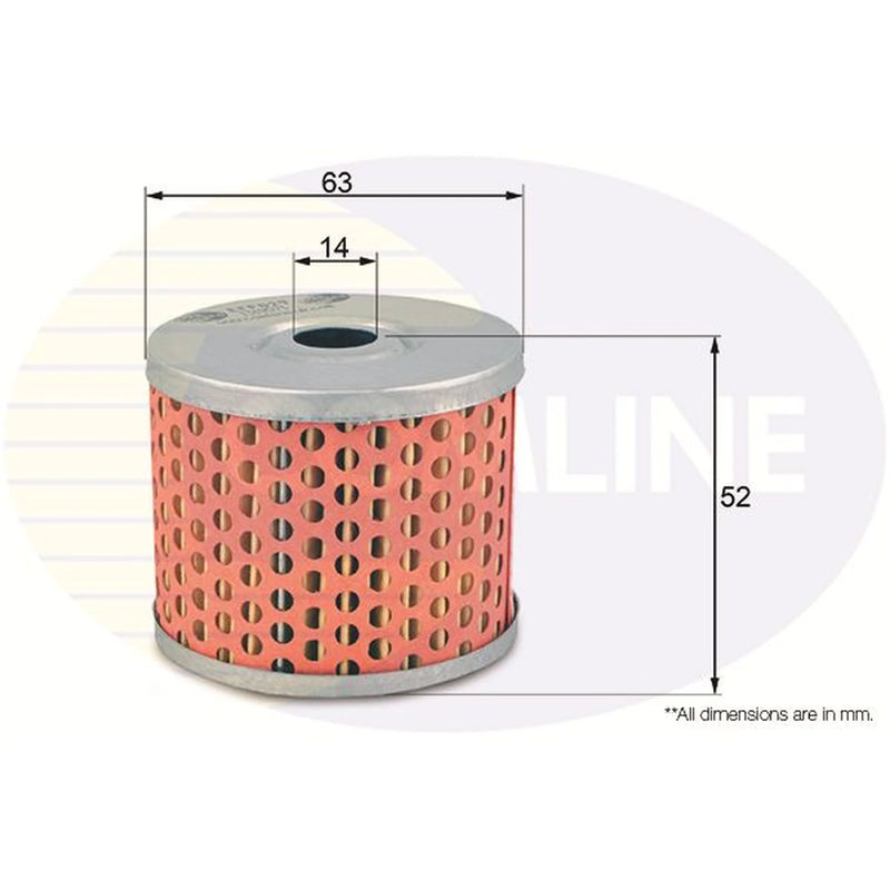 Comline Fuel Filter Element fits Citroën C15 Box Body/Mpv 1986-2000 1.8