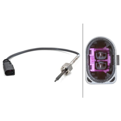 Hella Exhaust Gas Temperature Sensor after soot particulate filter fits Audi A2