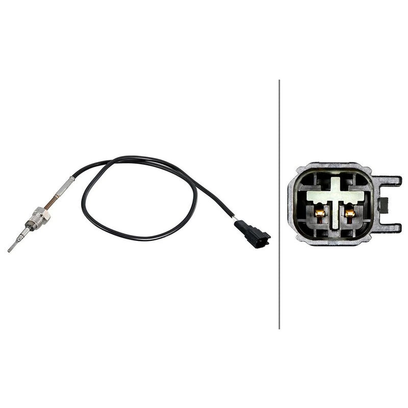 Hella Exhaust Gas Temperature Sensor after soo fits Ford Tourneo Custom V362 Bus