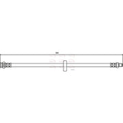 Apec Brake Hydraulic Hose Line inner HOS3719