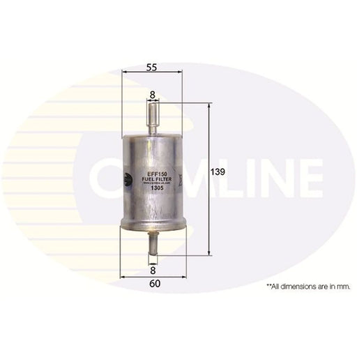 Comline Fuel Filter Element fits Smart Cabrio 2001-2004