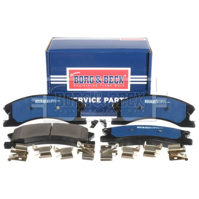 Borg & Beck Front Brake Discs & Pads fits Jeep Grand Cherokee 1999-2005 2.7 4.7