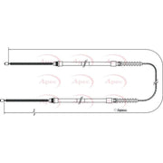 Apec Handbrake Cable Right Rear CAB1105