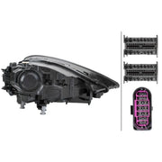 Hella Headlight Headlamp LED Left fits Porsche Cayenne 2017-2023 2.9 3.0 4.0