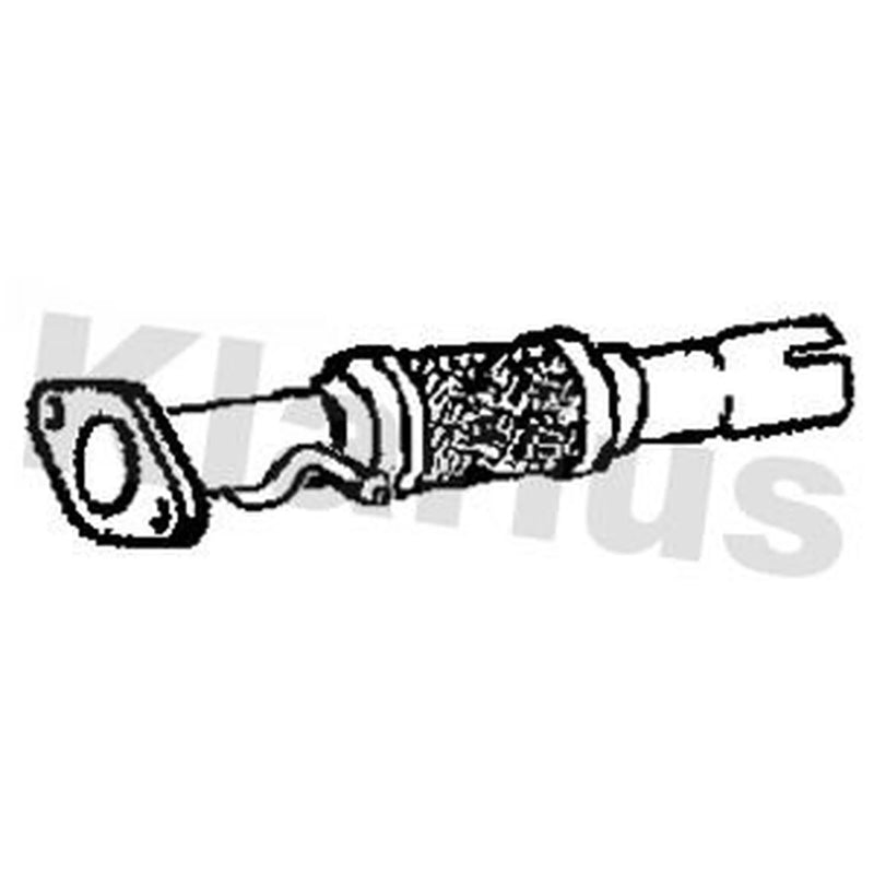 Klarius Exhaust Pipe OD fits Nissan Note 2013-2016 1.5