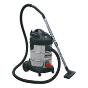 Sealey Vacuum Cleaner Industrial 30L 1400W/230V Stainless Drum PC300SD Sealey - Dynamic Drive