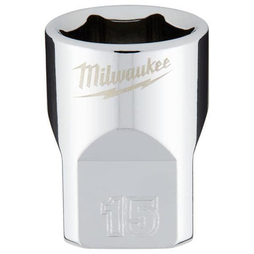 Milwaukee 3/8 Drive Socket Metric Standard 15mm 4932478345 Milwaukee - Dynamic Drive