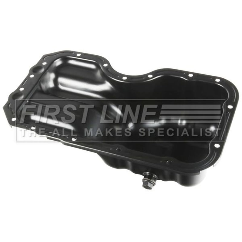 First Line Engine Oil Sump Pan Steel fits Mazda 2 2003-2015 1.3 1.4 1.5
