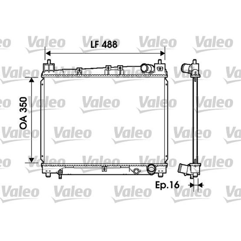 Valeo Engine Radiator 734840