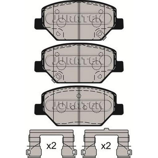 Juratek Front Brake Pad Set fits Opel Insignia B Country Tourer 2017-2018