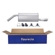 Hella End Silencer Rear fits Peugeot 207 2006-2013 1.6