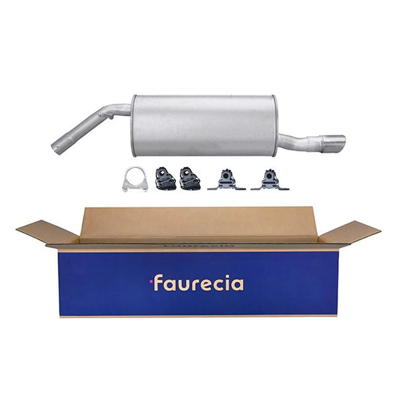 Hella End Silencer Rear fits Peugeot 207 2006-2013 1.6