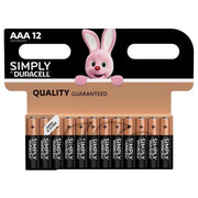 Duracell Simply Batteries AAA x 12 S5939 - S5939