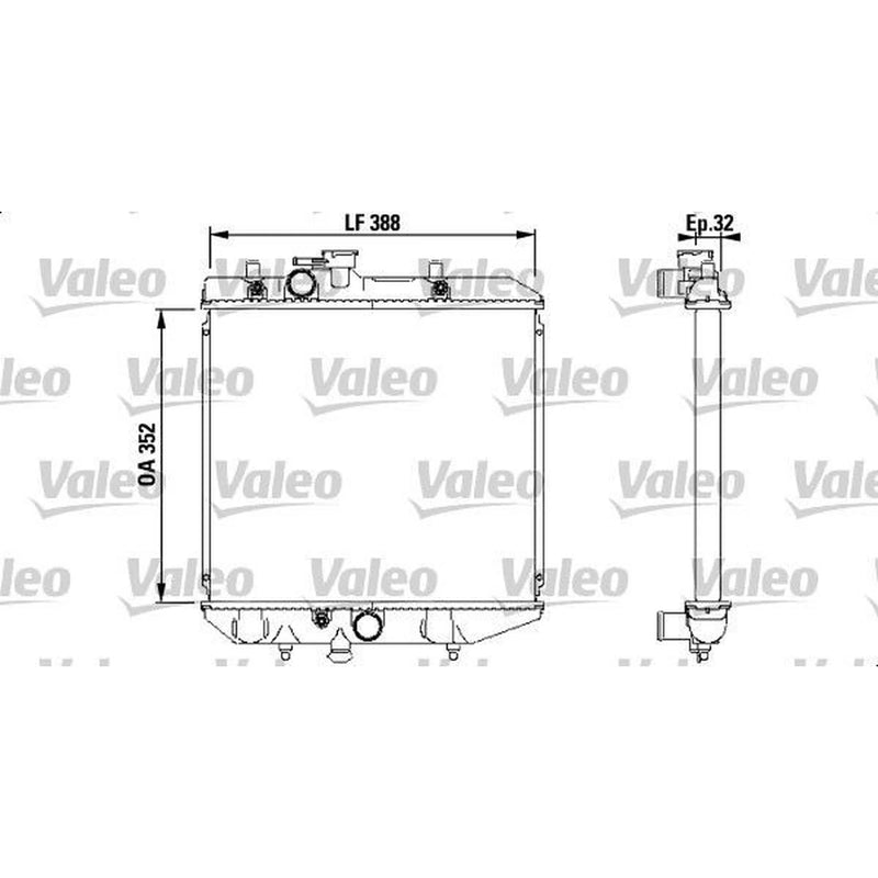 Valeo Engine Radiator 731853