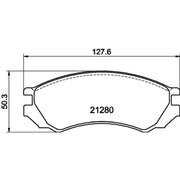 Mintex Front Brake Pad Set fits Nissan Primera 1990-1996 1.6 2.0