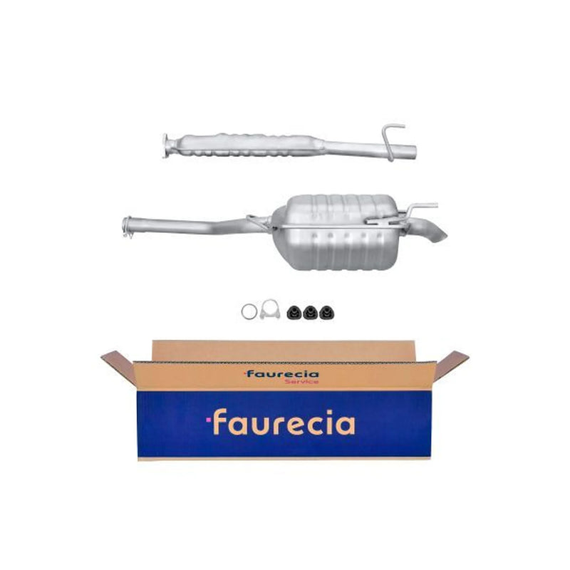Hella End Silencer Rear fits Mercedes-Benz C-Class 1993-2000