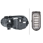 Hella Headlight Headlamp W5W Right fits VW Golf 1997-2007