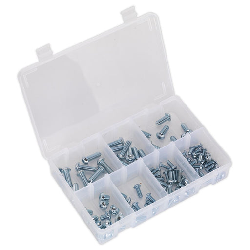 Button Head High Tensile 10.9 Socket Screw Assortment M5-M10 108pc - DIN 912 Sealey - Dynamic Drive