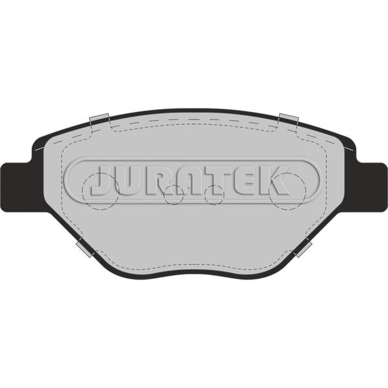 Juratek Front Brake Pad Set fits Renault Megane II 2002-2008 1.4