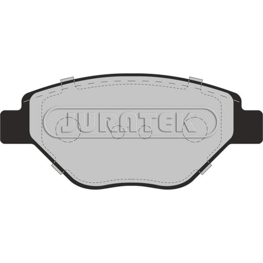 Juratek Front Brake Pad Set fits Renault Megane II 2002-2008 1.4