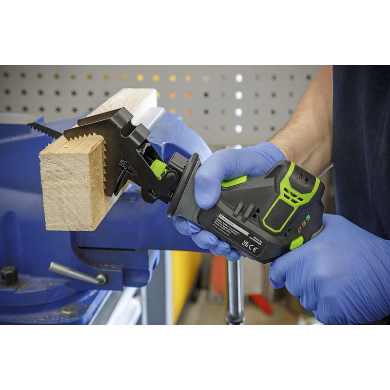 Sealey Cordless Reciprocating Saw Kit 10.8V 2Ah SV10.8 Series CP108VRS Sealey - Dynamic Drive