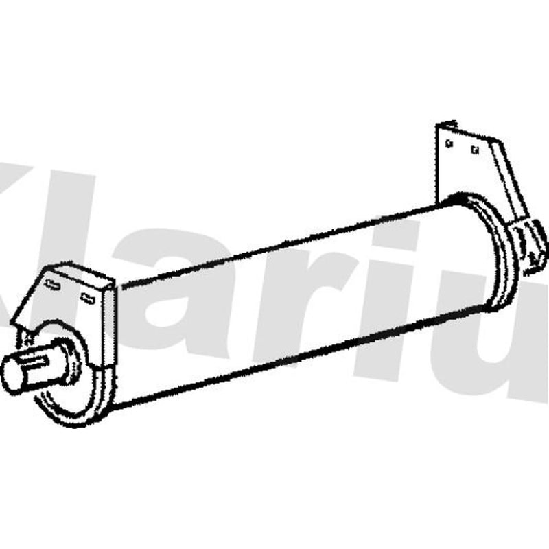 Klarius Box With Tail Pipe Rear fits VW Caravelle T3 Bus 1984-1992 1.6