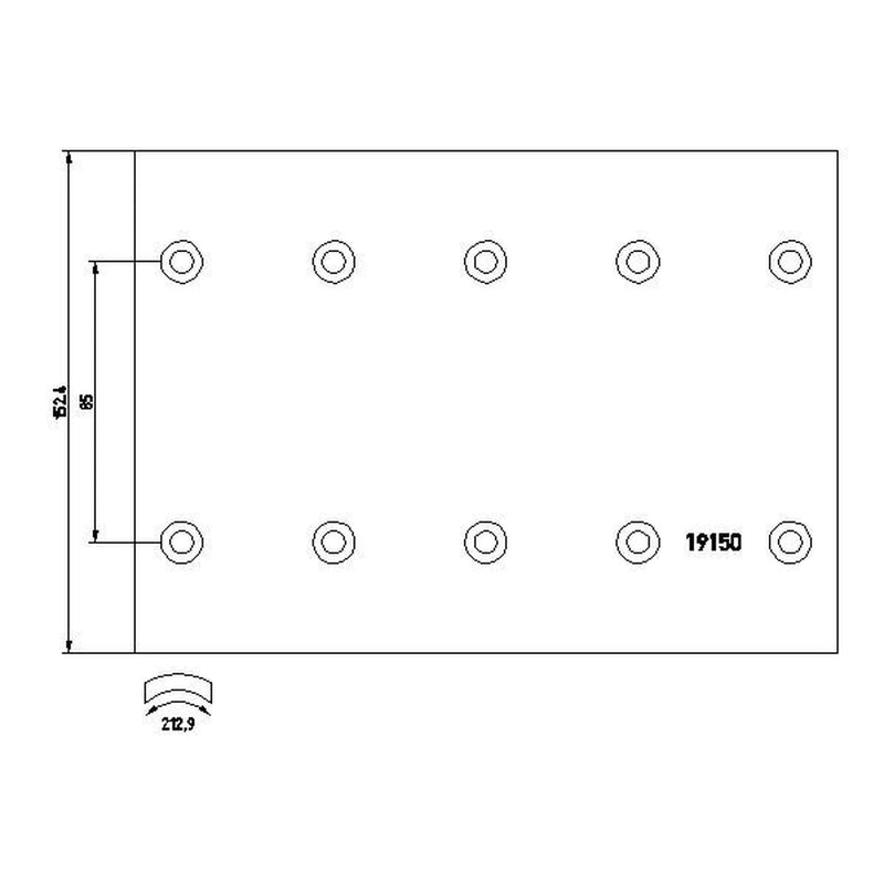 Textar Textar Cv Brake Lining Set 1915002