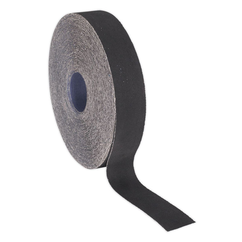 Sealey Emery Roll Blue Twill 25mm x 50m 120Grit ER2550120 Sealey - Dynamic Drive