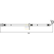 NAPA Brake Hydraulic Hose Line Rear NBH1336