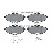 Textar Front Brake Pad Set 2340702