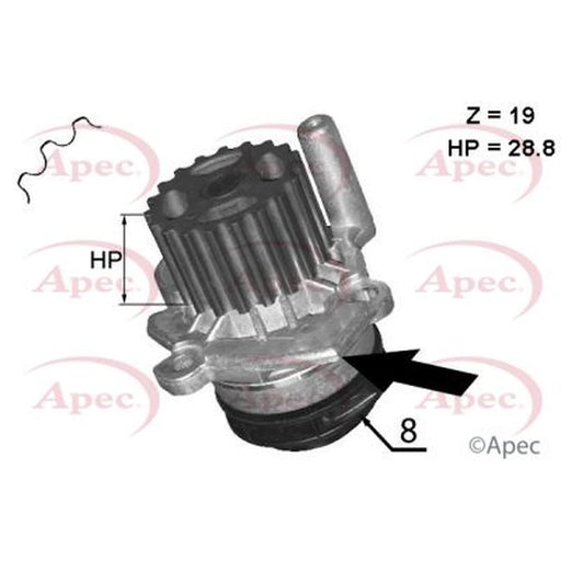Apec Engine Cooling Water Pump AWP1045