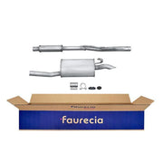 Hella End Silencer Rear fits Fiat Punto 1996-1999 1.7