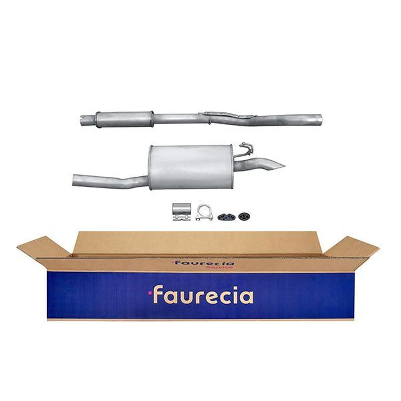 Hella End Silencer Rear fits Fiat Punto 1996-1999 1.7
