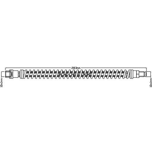 Juratek Brake Hydraulic Hose Line Rear fits Mercedes-Benz Cls 2004-2010