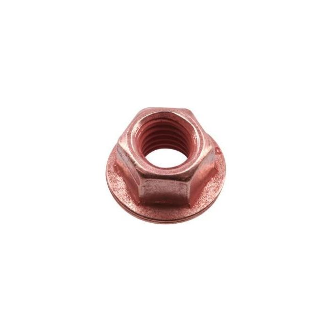 Connect Copper Flashed Nut Flanged & Self Locking M8 x 1.25 x 12mm Hex 5pc 30737 Tool Connection - Dynamic Drive