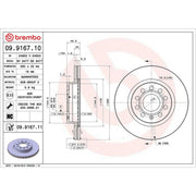 Brembo Front & Rear Brake Discs & Pads fits VW Golf Plus V 2005-2013