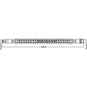 Juratek Brake Hydraulic Hose Line Right JBH1221