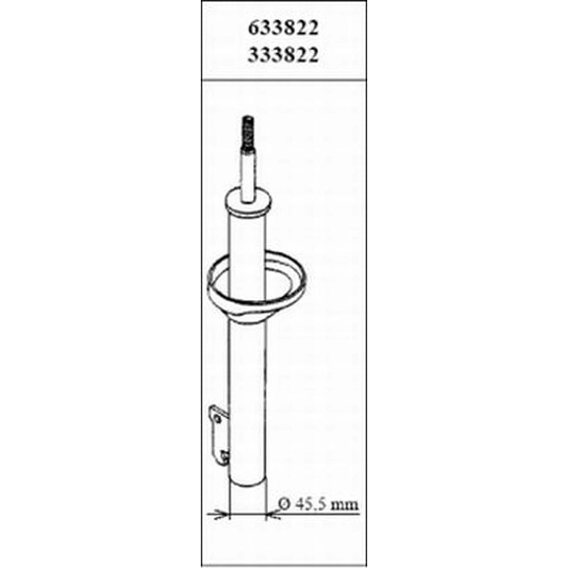 KYB 2 x Shock Absorbers fits Ford Fiesta 1989-1997 1.1 1.3 1.4 1.8