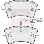Apec Front Brake Pad Set PAD1900B