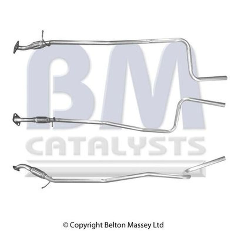 BM Catalysts Exhaust Pipe OD fits Ford Fiesta V 2001-2008 1.3