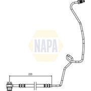 NAPA Brake Hydraulic Hose Line outer NBH1125
