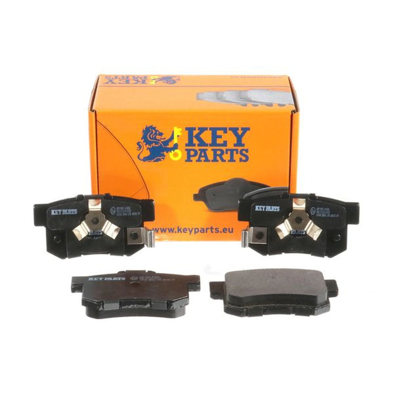 Key Parts Rear Brake Solid Discs & Pads fits Honda Cr-V 2001-2007 2.0 2.2