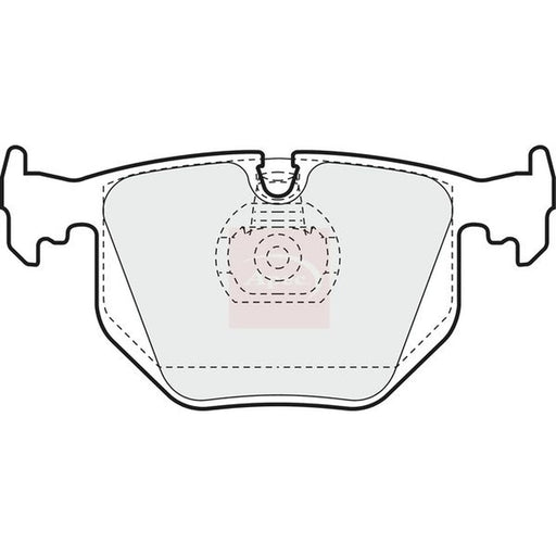 Apec Rear Brake Pad Set PAD956