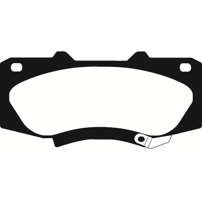 Abtex Front Brake Pad Set fits Toyota Hilux Vigo VII Pickup 2005-2015 2.5 3.0