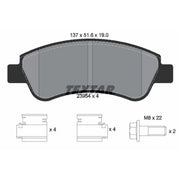 Textar Front Brake Pad Set 2395401