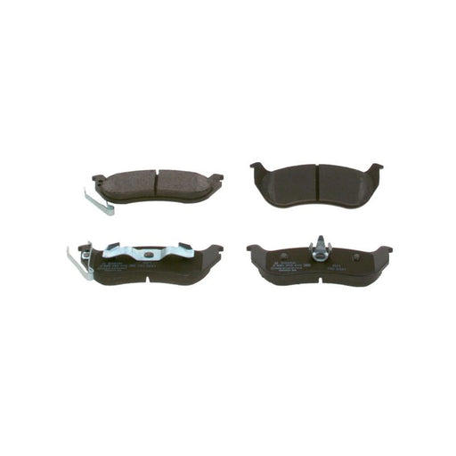 Bosch Front & Rear Pads fits Jeep Cherokee 2001-2008 2.4 2.5 2.8 3.7