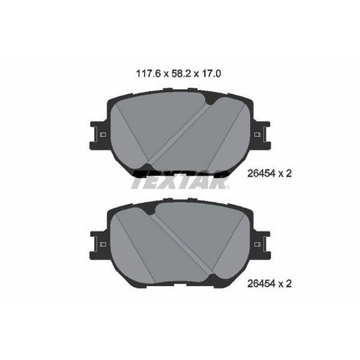 Textar Front Brake Pad Set 2645401