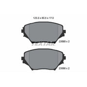 Textar Front Brake Pad Set 2358501