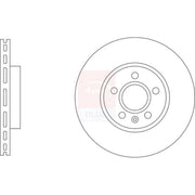 Apec Front Brake Vented Discs & Pads fits Volvo V90 II 2017-2021
