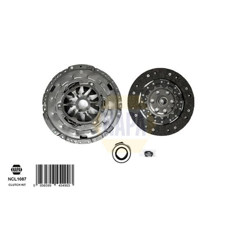 NAPA Clutch Kit Set 3pc fits Seat Leon 2014-2020 1.4